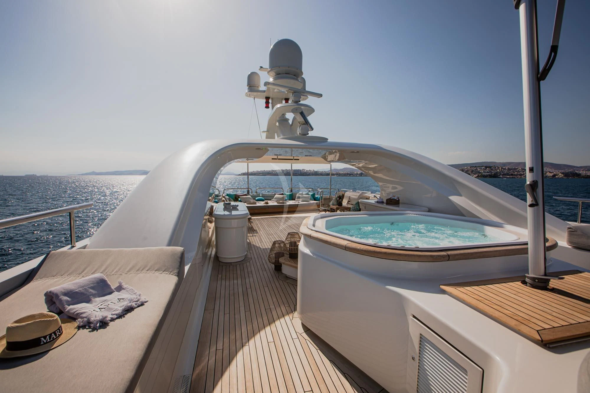 a boat on the water aboard MARLA Yacht for Sale