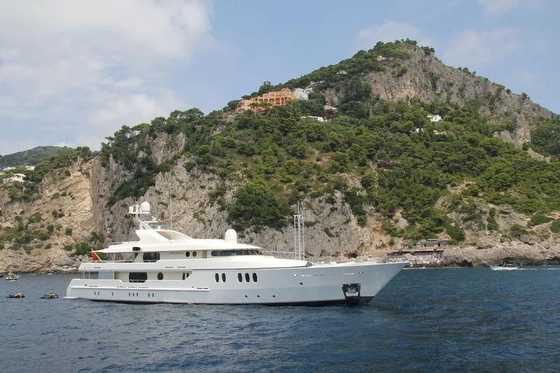 a boat on the water aboard MARLA Yacht for Sale