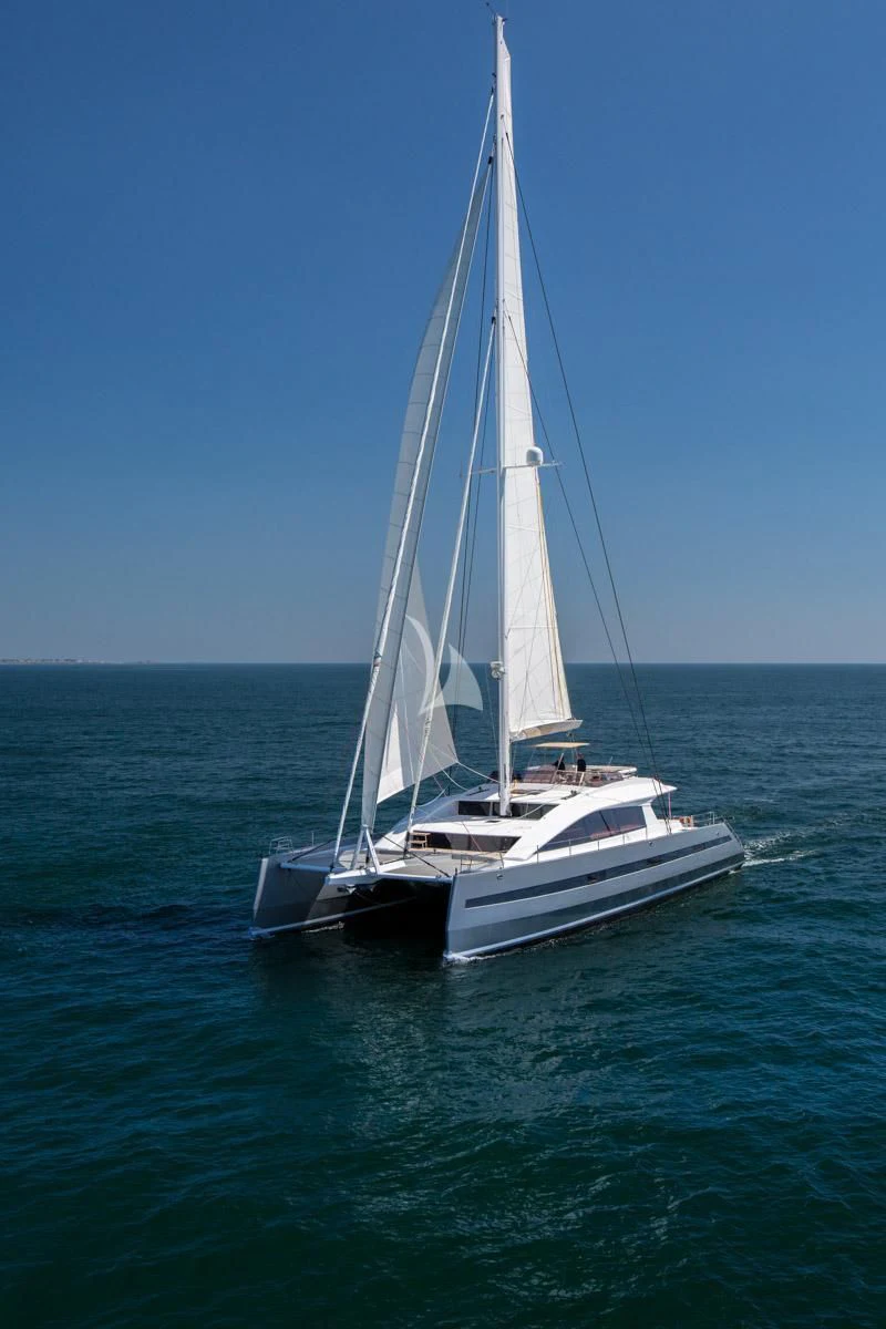 a sailboat on the water aboard WINDQUEST Yacht for Sale