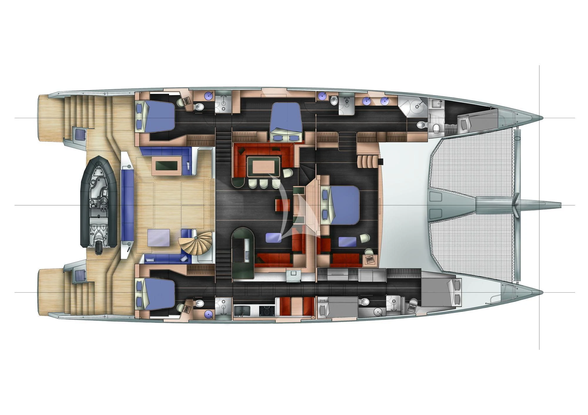 a computer motherboard with a computer aboard WINDQUEST Yacht for Sale
