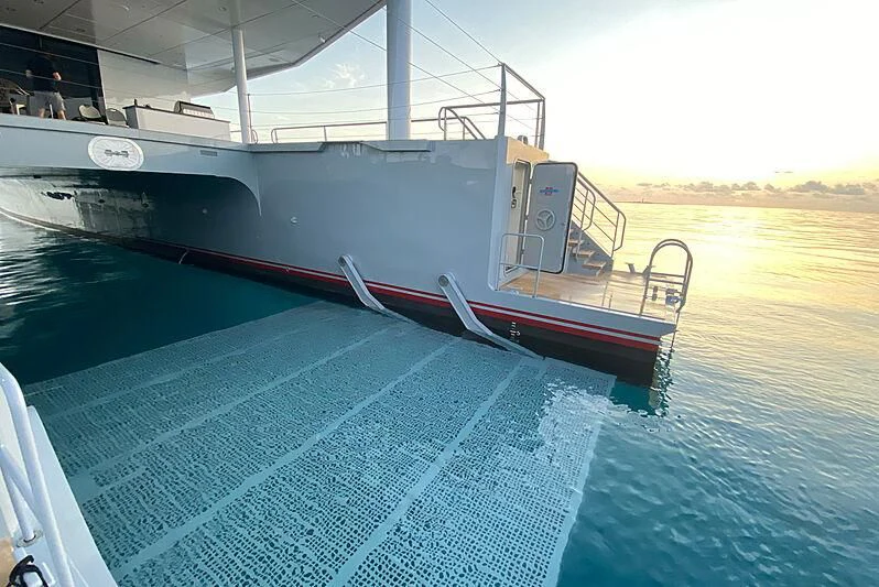 a boat on the water aboard MAGNET Yacht for Sale