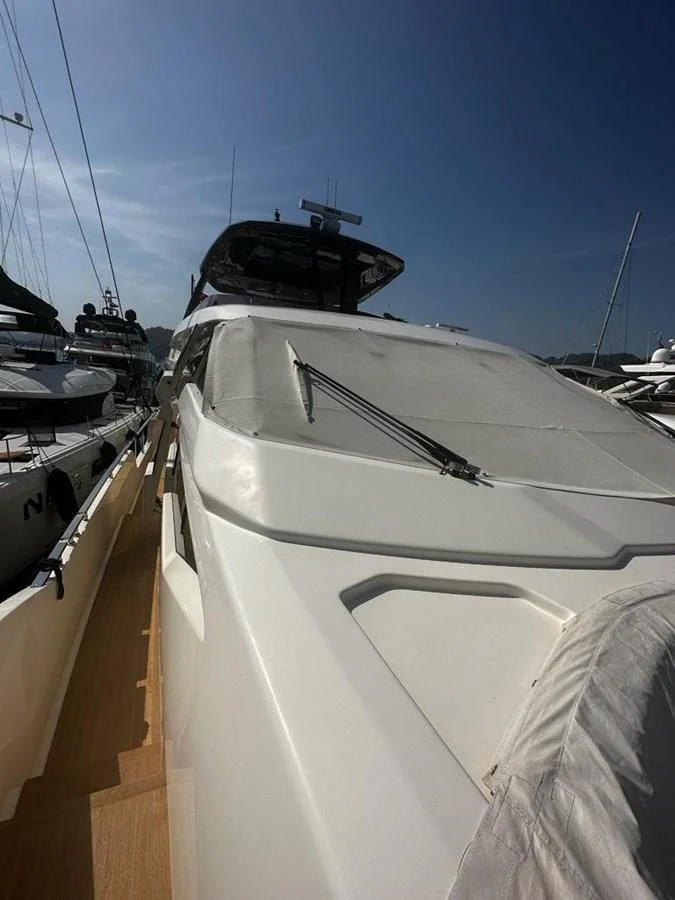 a boat with a boat on it aboard LADY G Yacht for Sale