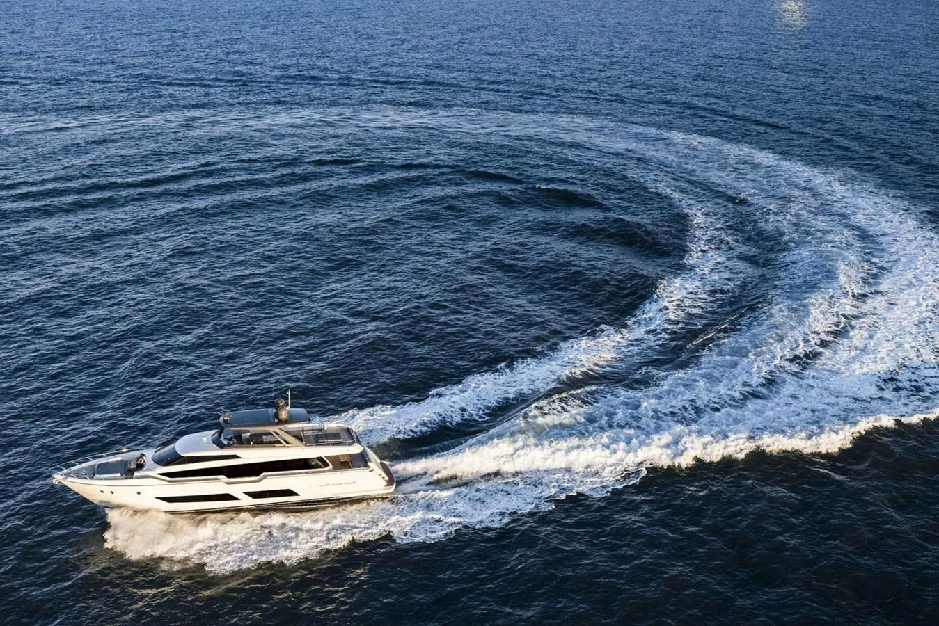 a boat on the water aboard LADY G Yacht for Sale