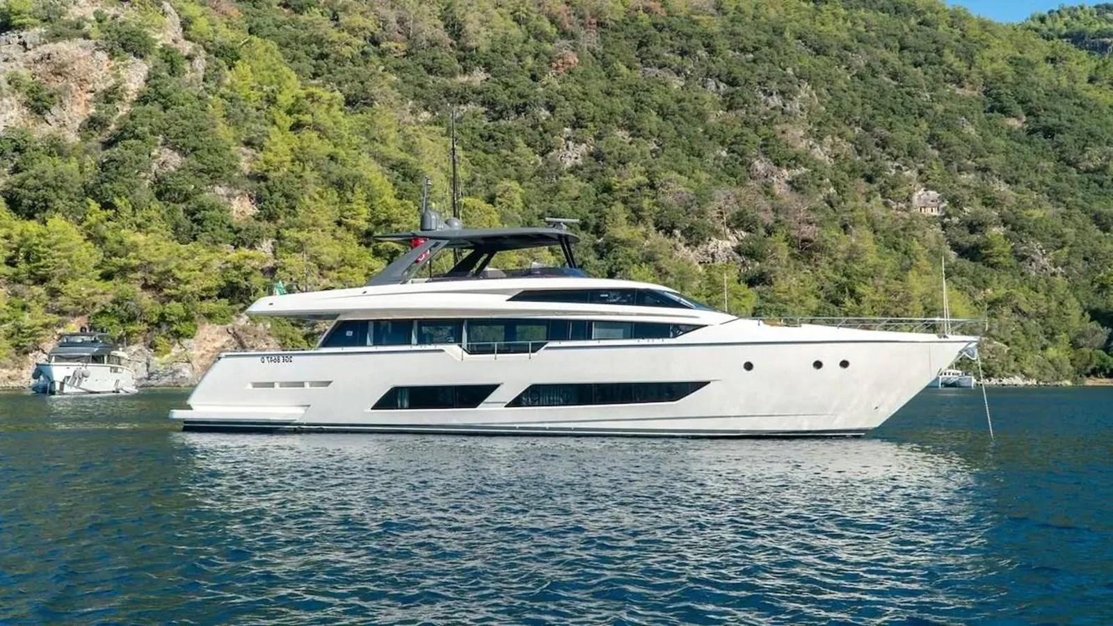 a boat on the water aboard LADY G Yacht for Sale