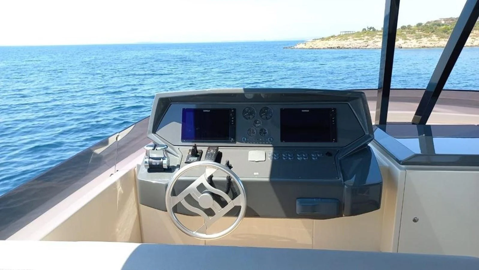 a boat on the water aboard LADY G Yacht for Sale