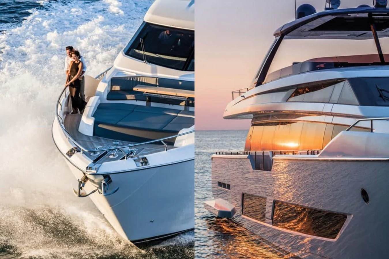 a person standing on a wall next to a boat aboard LADY G Yacht for Sale