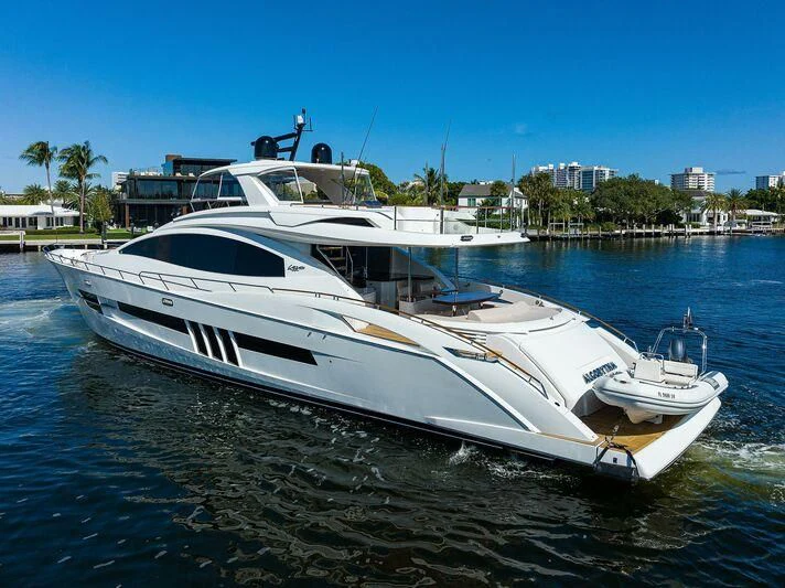 a boat on the water aboard LADY NADIA Yacht for Sale