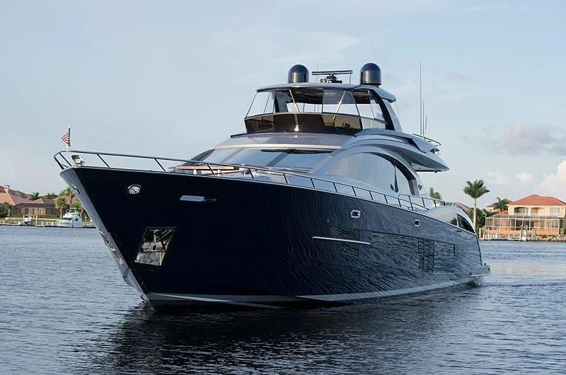 a large boat in the water aboard LADY NADIA Yacht for Sale
