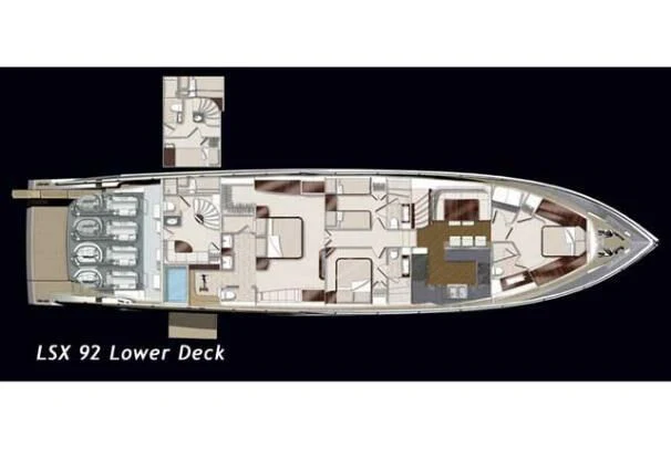 diagram aboard LADY NADIA Yacht for Sale