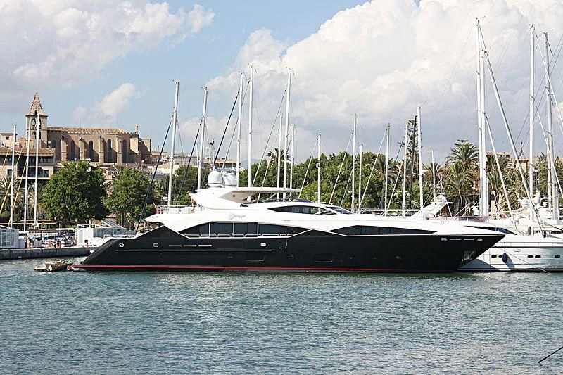 a boat in the water aboard STARGAZER Yacht for Sale