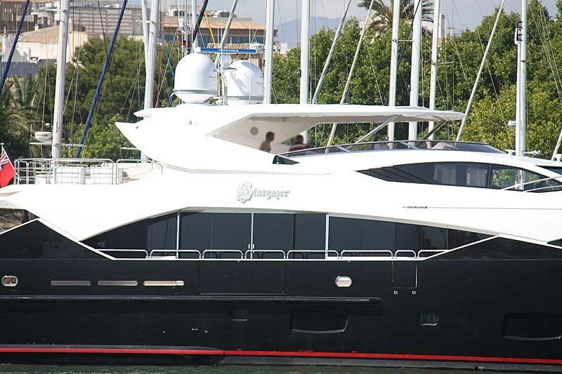 a boat on the water aboard STARGAZER Yacht for Sale