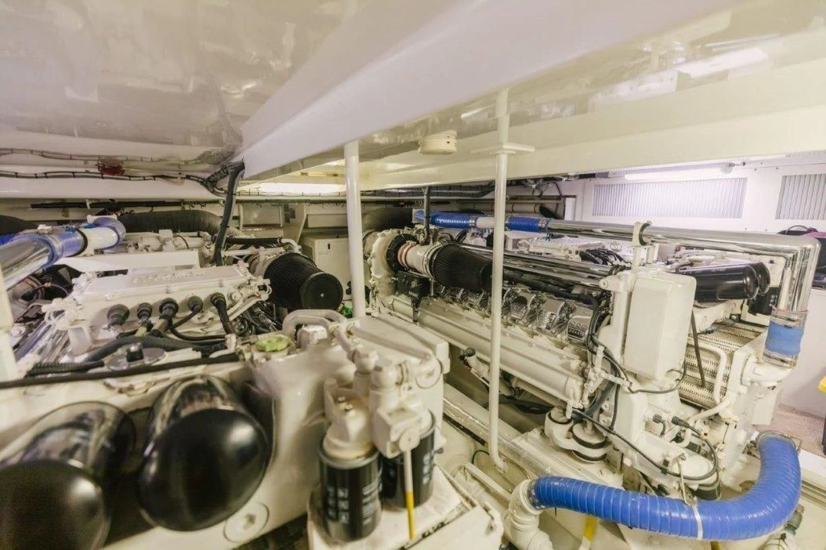 a large room with several machines aboard PULLIN WIRE Yacht for Sale