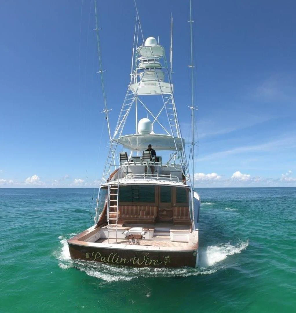 a boat in the water aboard PULLIN WIRE Yacht for Sale