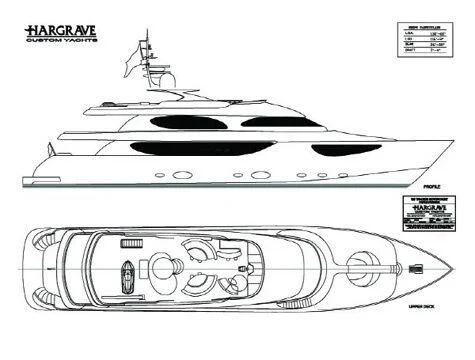 diagram, engineering drawing aboard TRUE NORTH Yacht for Sale