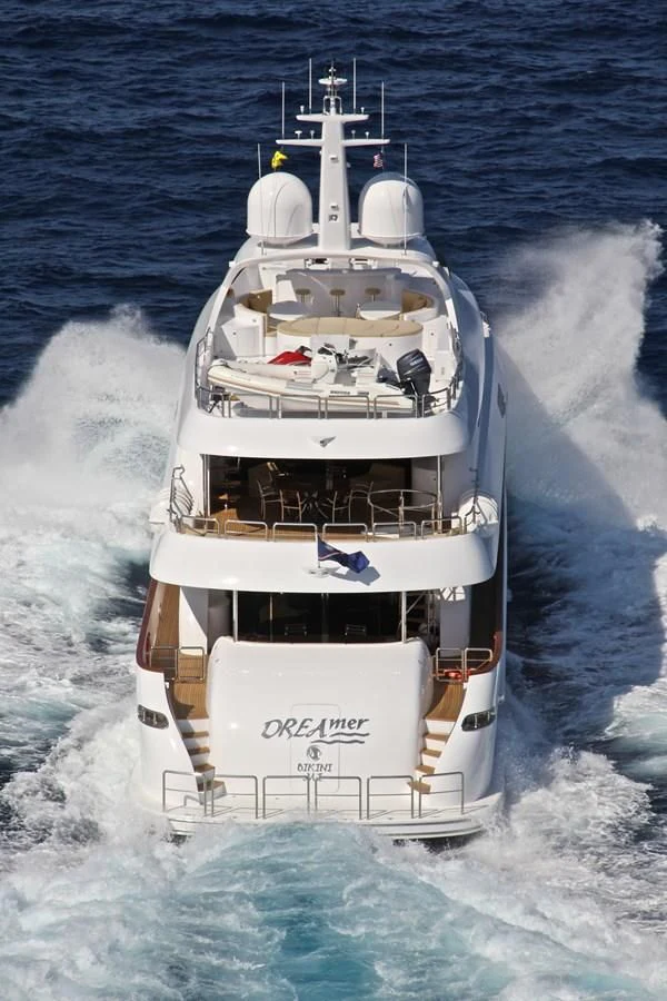a boat on the water aboard TRUE NORTH Yacht for Sale