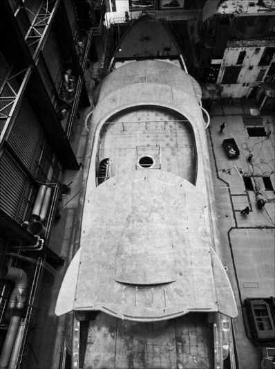 a large cement tower aboard PROJECT FAITH Yacht for Sale