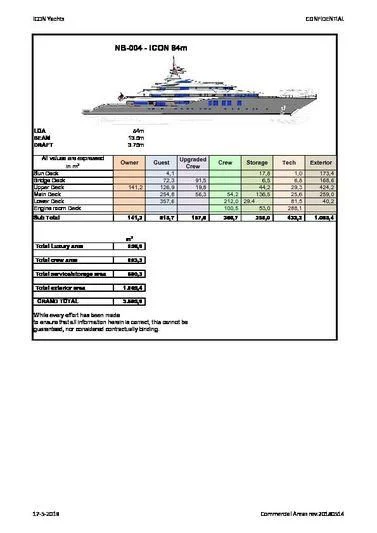 table aboard PROJECT FAITH Yacht for Sale