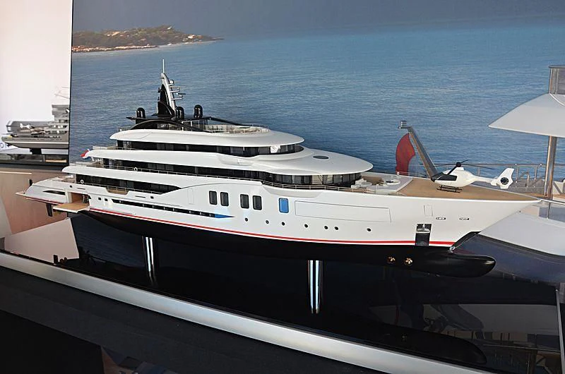 a boat on the water aboard PROJECT FAITH Yacht for Sale