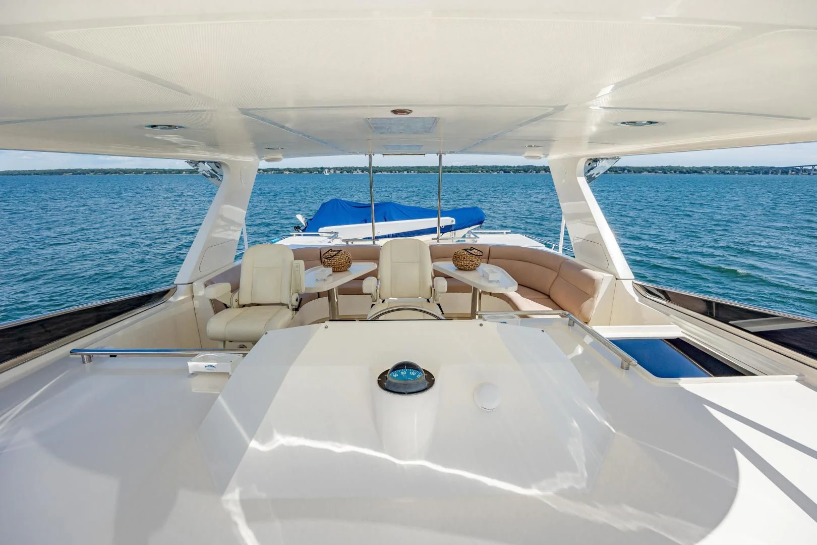 a boat on the water aboard DISCONNECTED Yacht for Sale