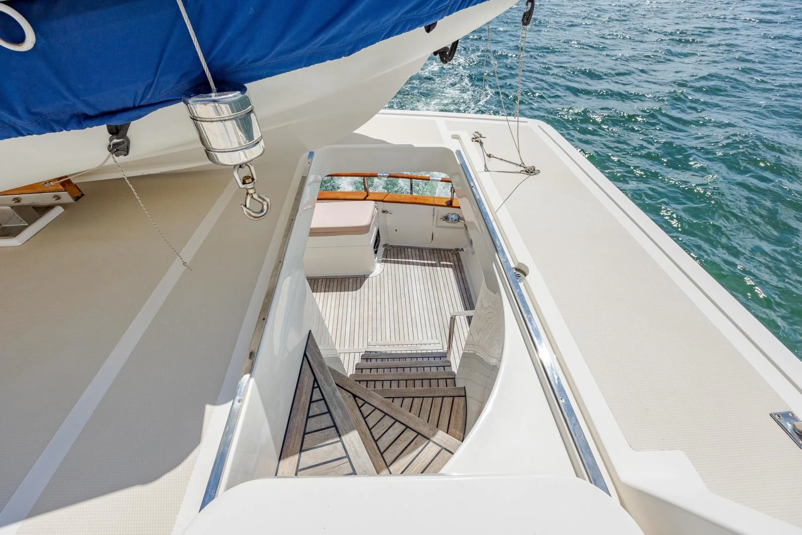 a boat on the water aboard DISCONNECTED Yacht for Sale