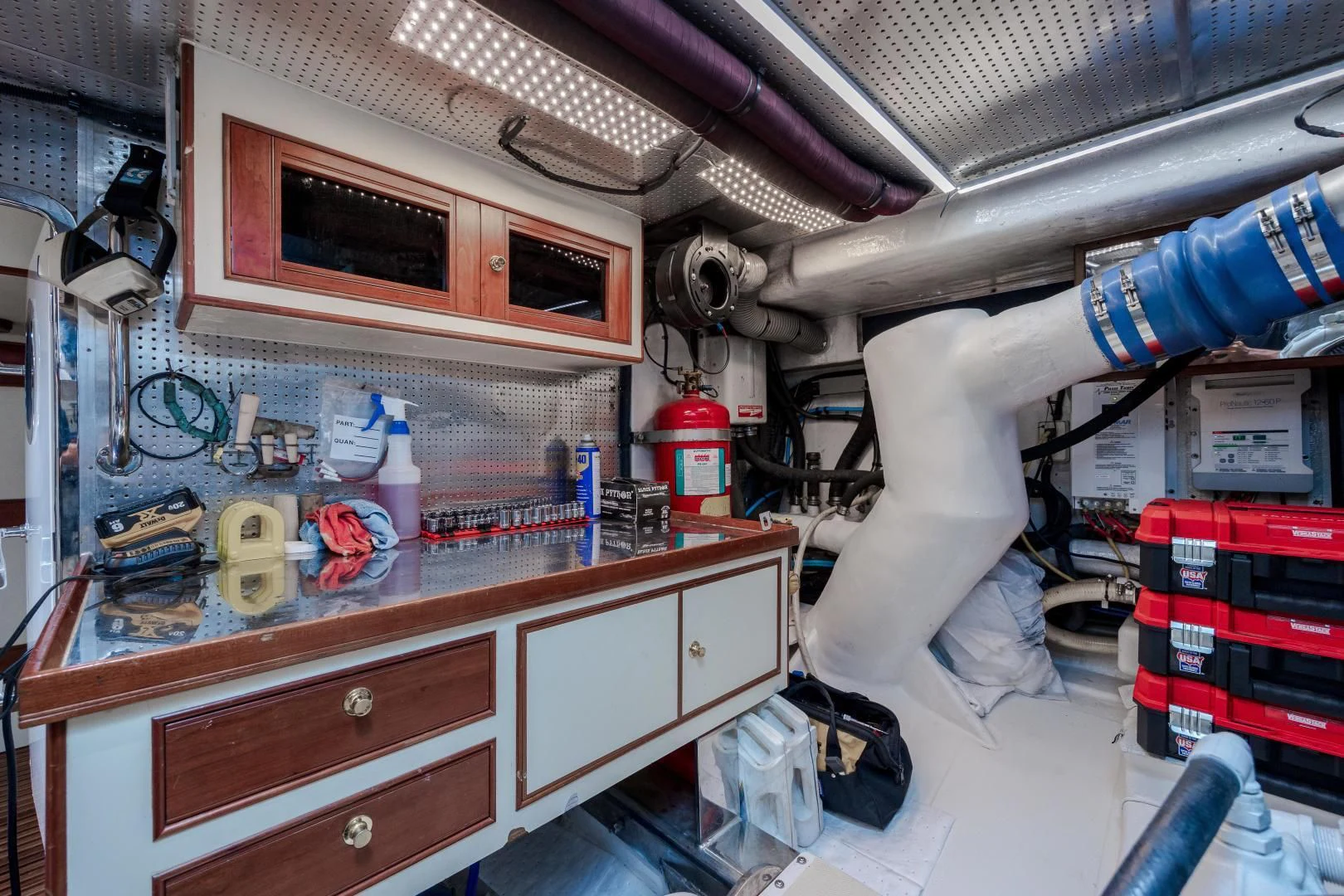 a person in a space suit aboard DISCONNECTED Yacht for Sale