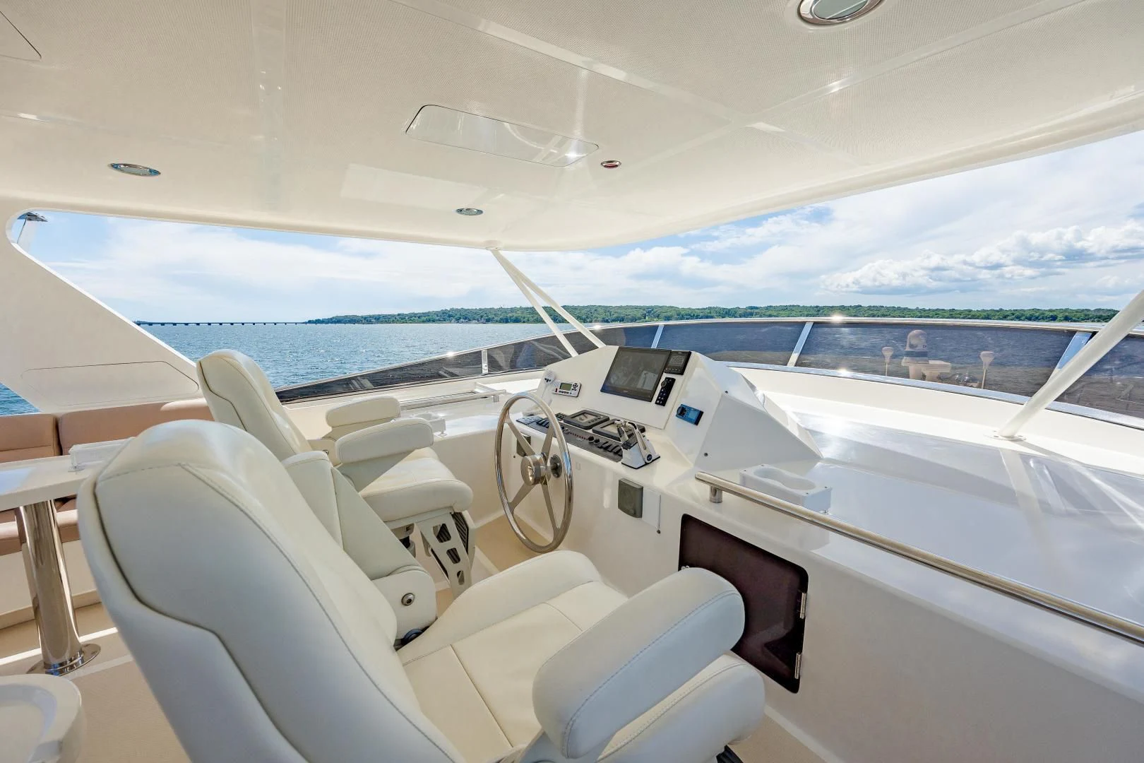 inside of a boat aboard DISCONNECTED Yacht for Sale