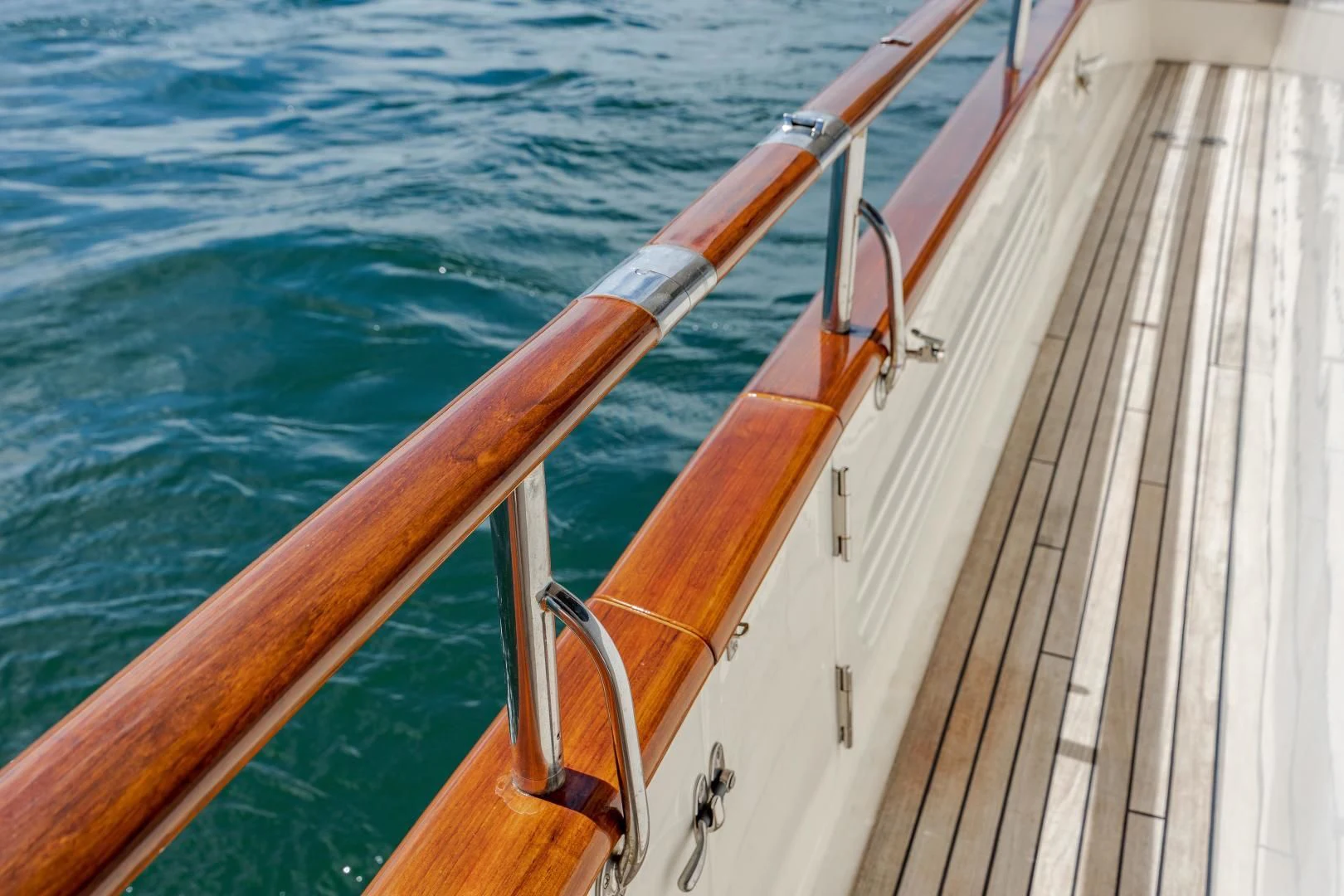 a boat on the water aboard DISCONNECTED Yacht for Sale