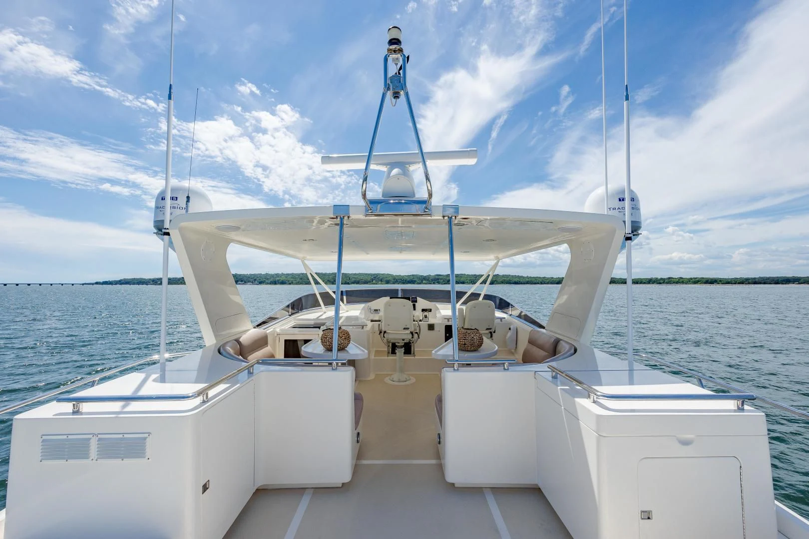 a boat on the water aboard DISCONNECTED Yacht for Sale