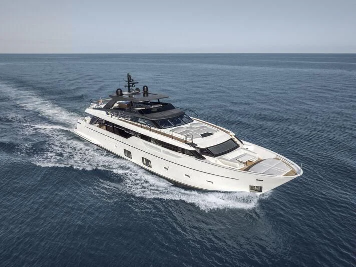 a ship in the water aboard MARY Yacht for Sale