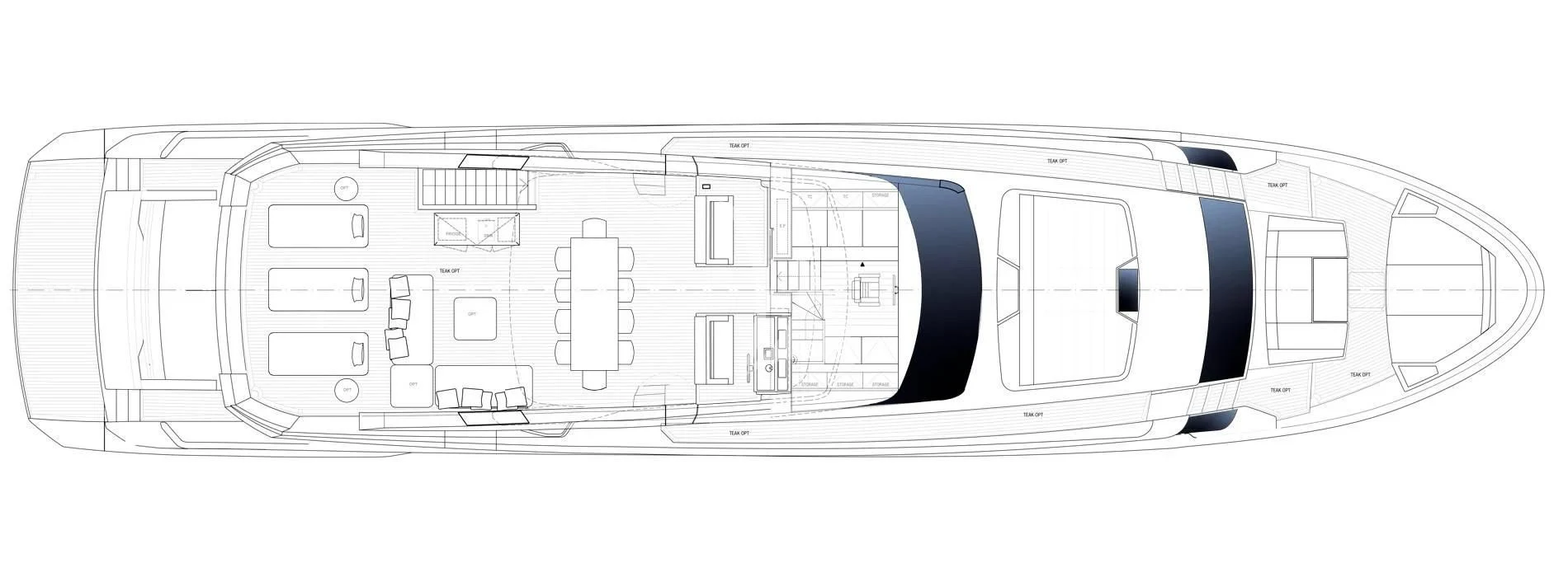 engineering drawing aboard MARY Yacht for Sale