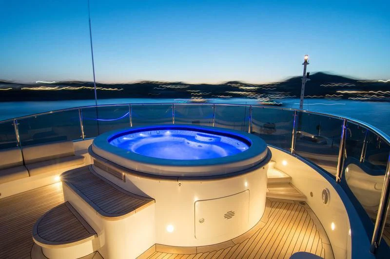 a boat on the water aboard ZEFZAF Yacht for Sale