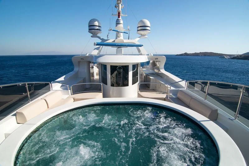 a boat on the water aboard ZEFZAF Yacht for Sale
