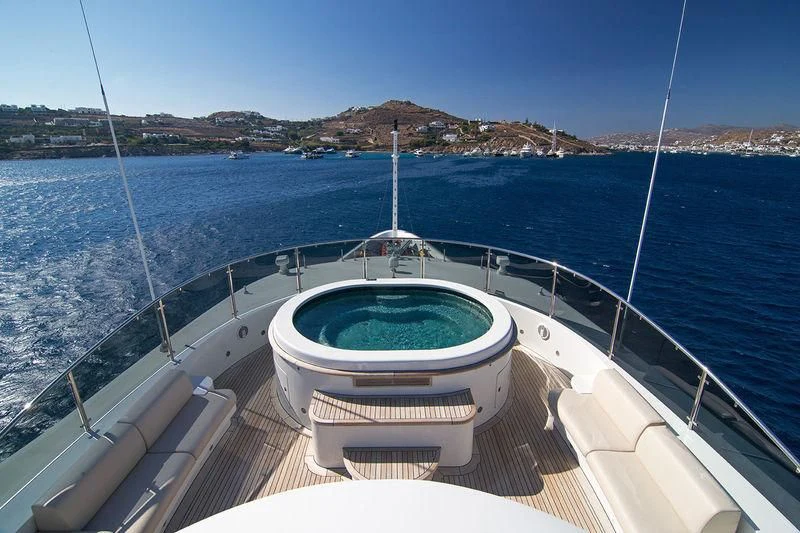 a boat on the water aboard ZEFZAF Yacht for Sale