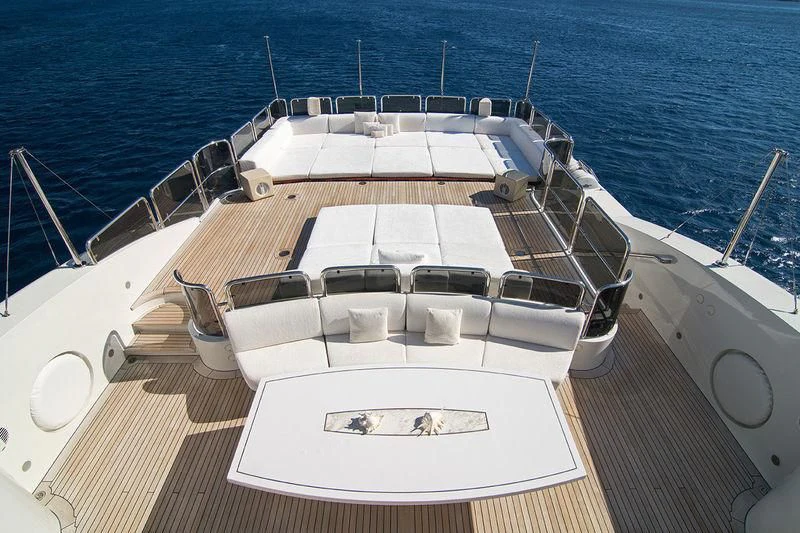 a boat on the water aboard ZEFZAF Yacht for Sale