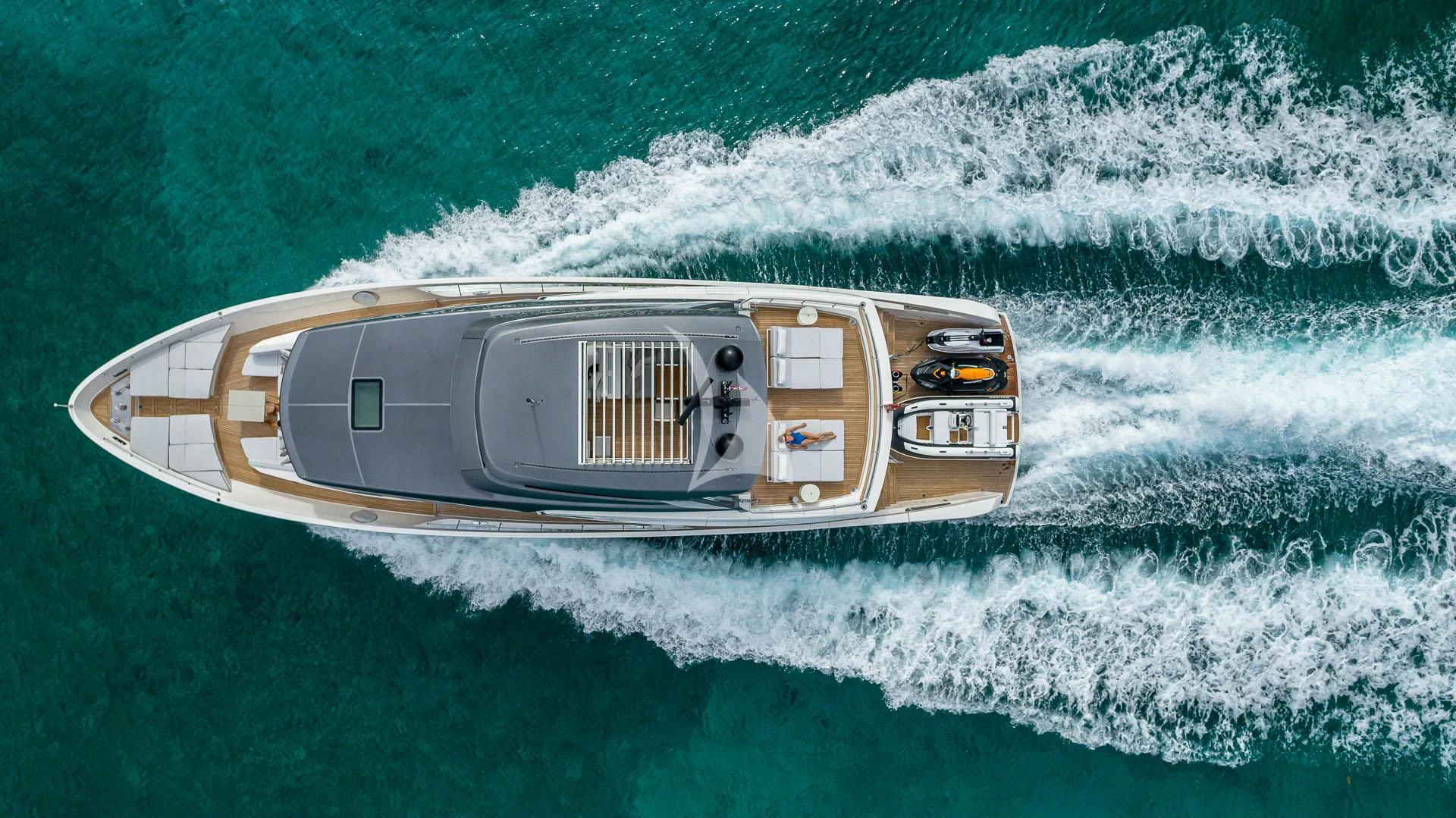 a boat in the water aboard NO MATTER WHAT Yacht for Charter