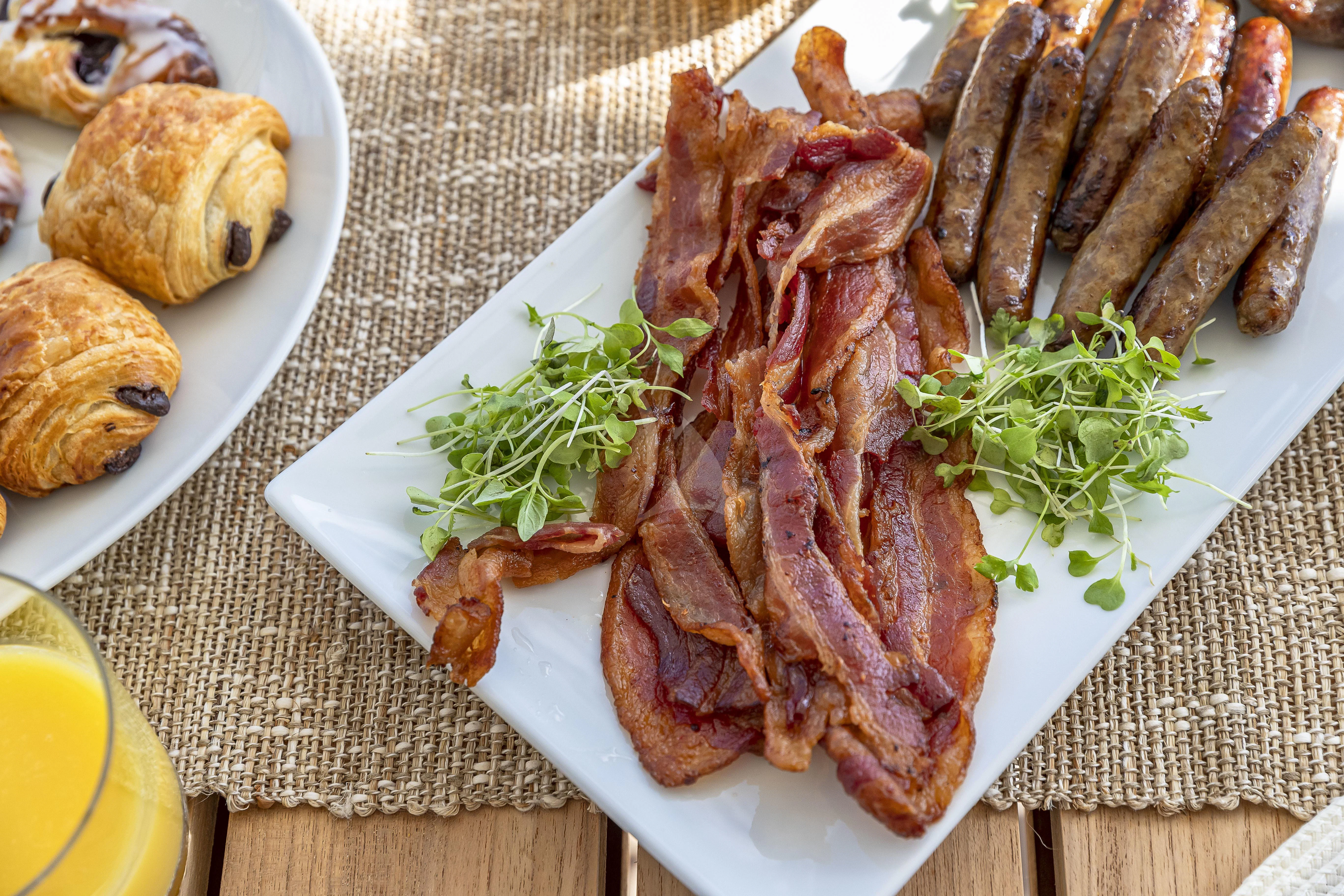 a plate of food aboard NO MATTER WHAT Yacht for Charter