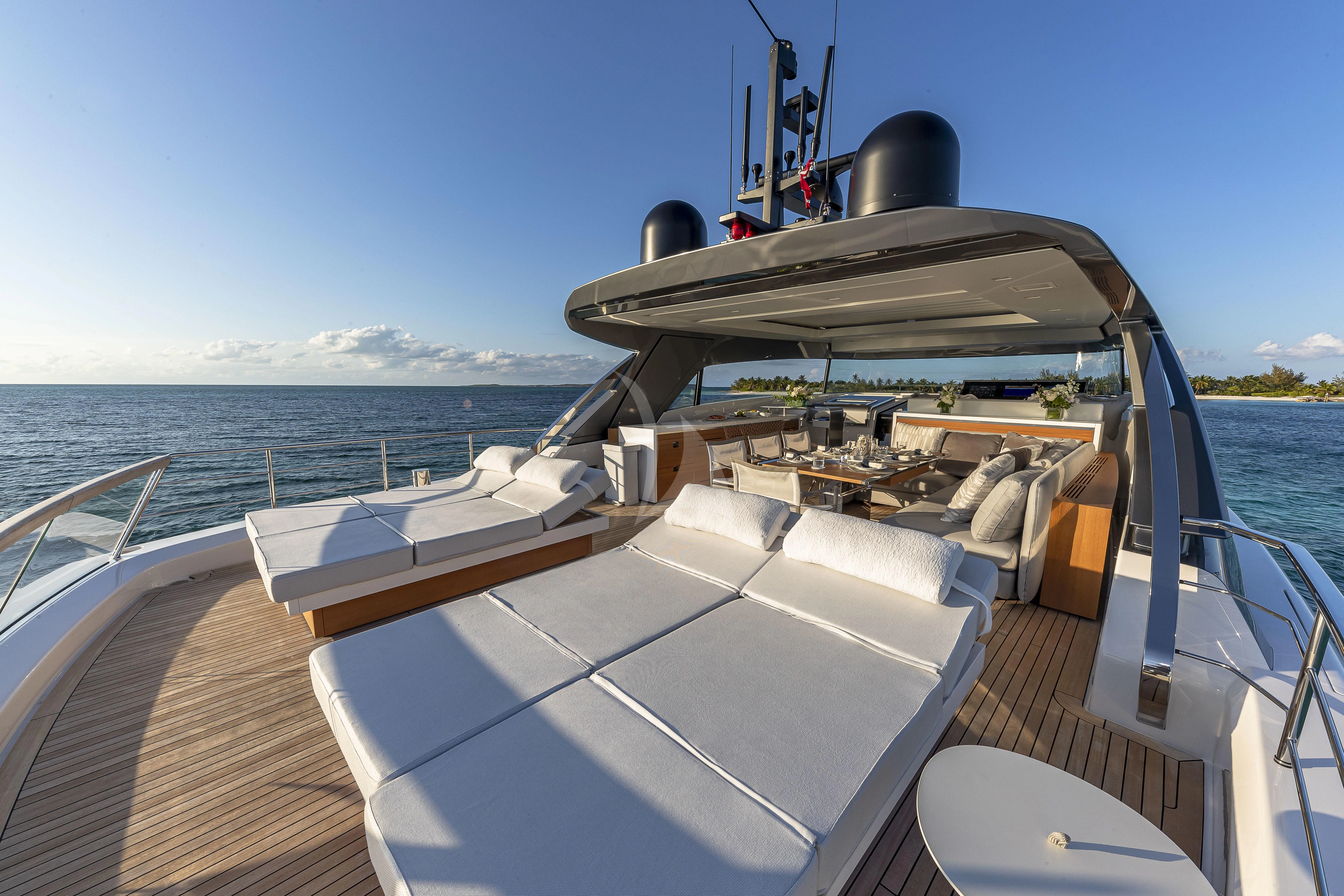 a boat on the water aboard NO MATTER WHAT Yacht for Charter