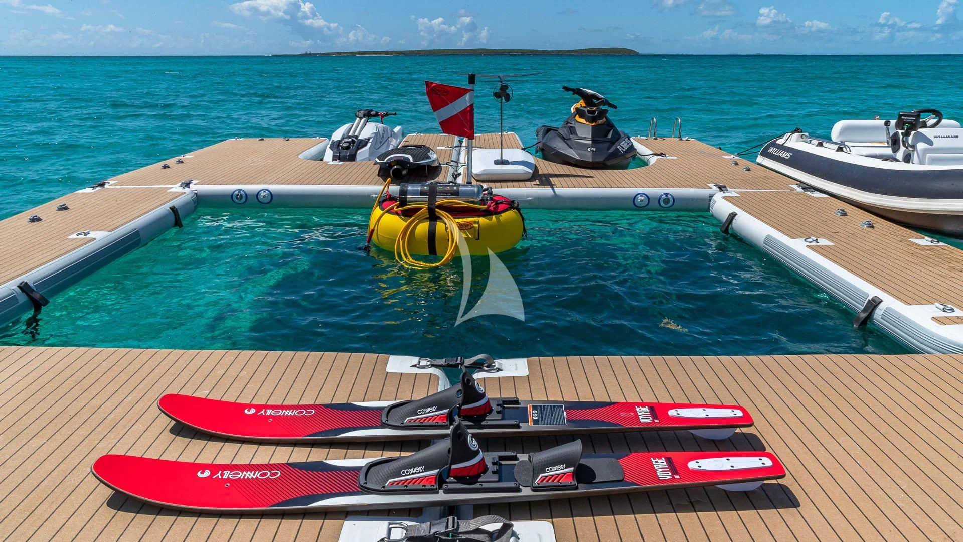 a boat on the water aboard NO MATTER WHAT Yacht for Charter