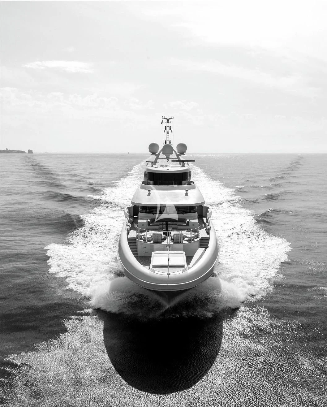 a boat on the water aboard PEARL Yacht for Sale