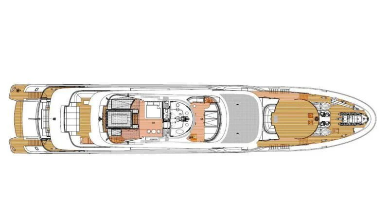 diagram aboard PEARL Yacht for Sale