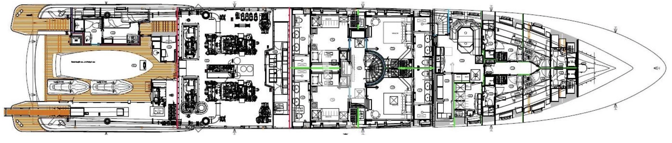 diagram aboard PEARL Yacht for Sale