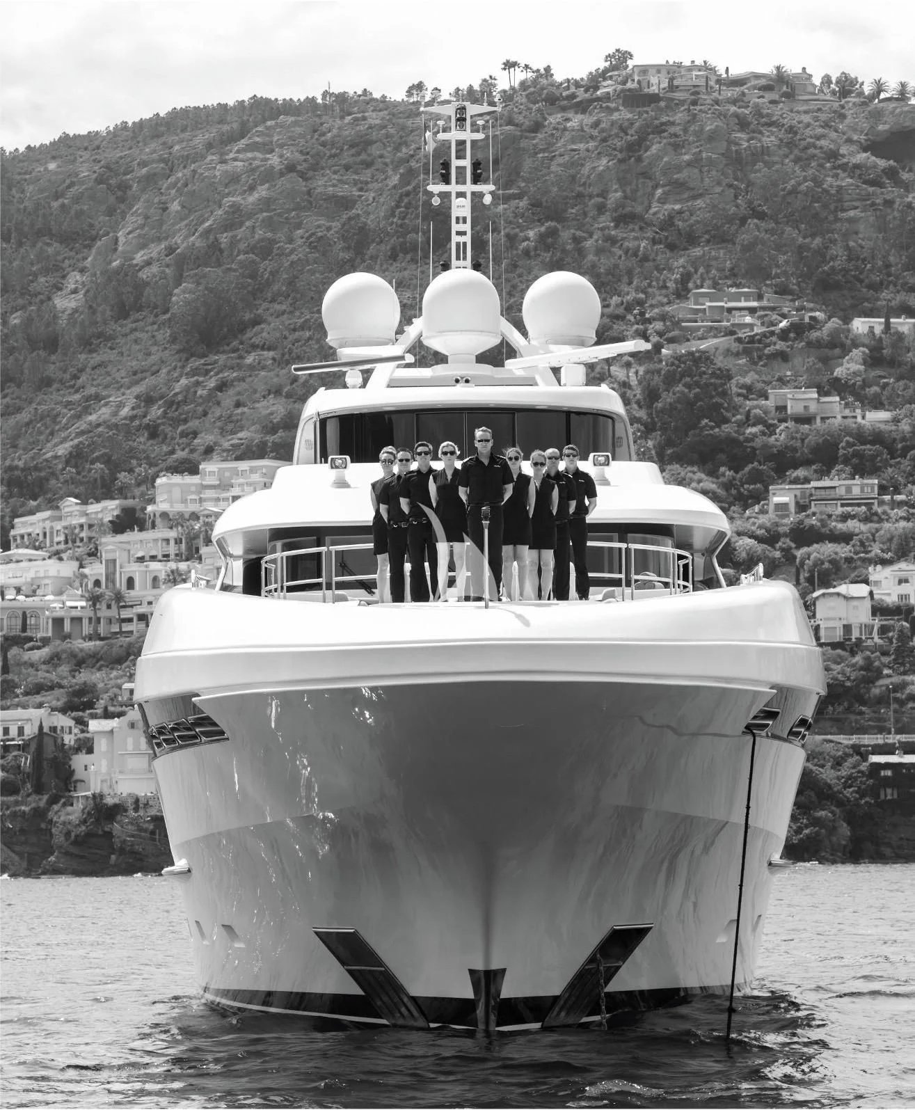 a group of people on a boat aboard PEARL Yacht for Sale