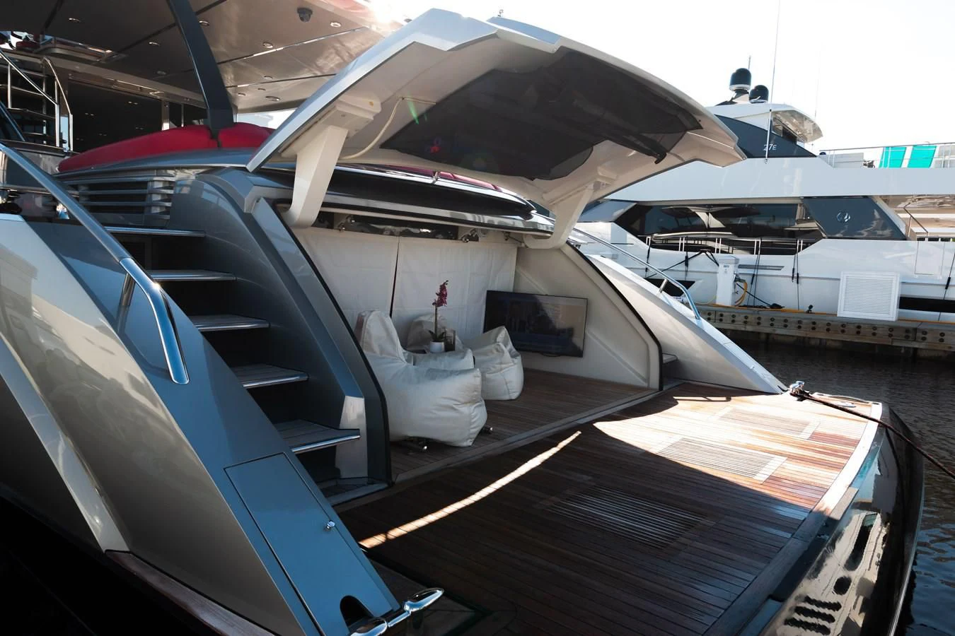 a close-up of a boat aboard ASHLEY Yacht for Sale