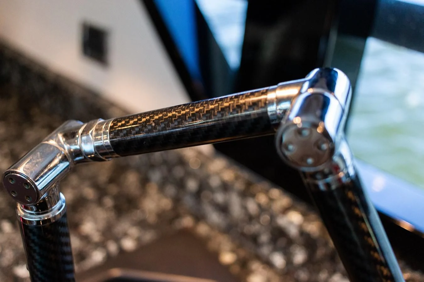 a close-up of a gun aboard ASHLEY Yacht for Sale