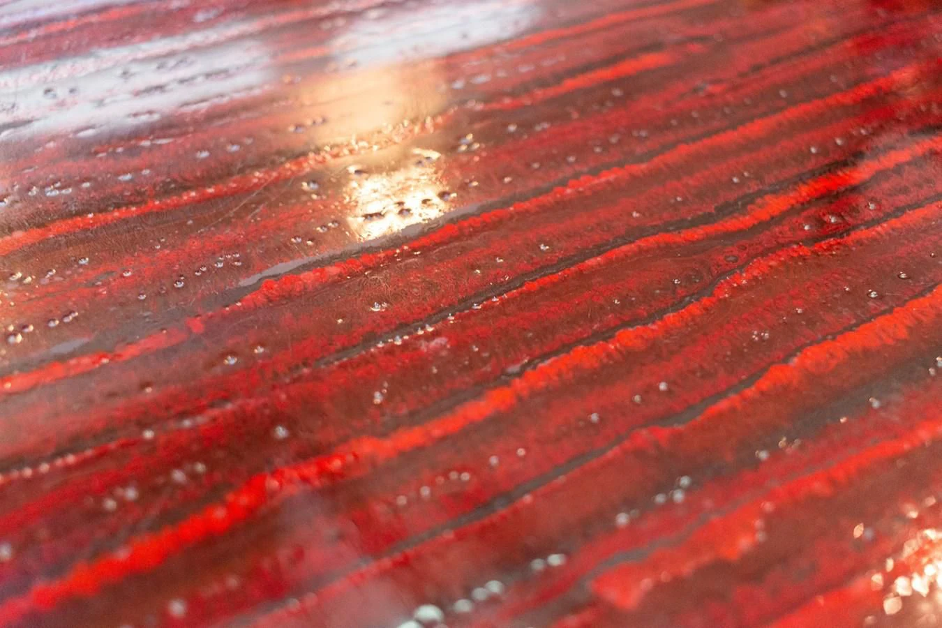 a close-up of a red tire aboard ASHLEY Yacht for Sale