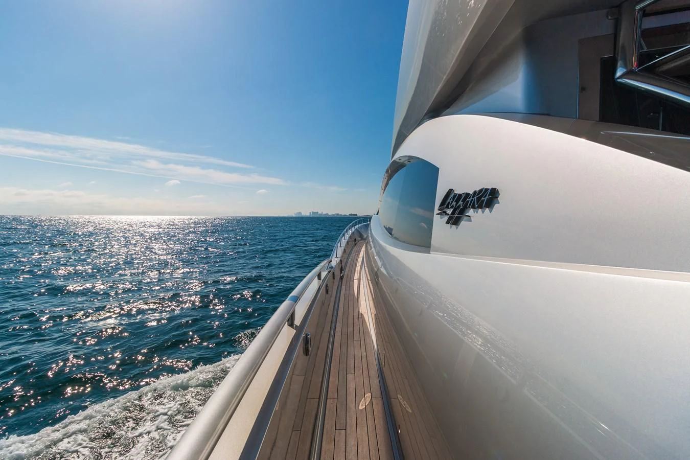 a boat on the water aboard ASHLEY Yacht for Sale