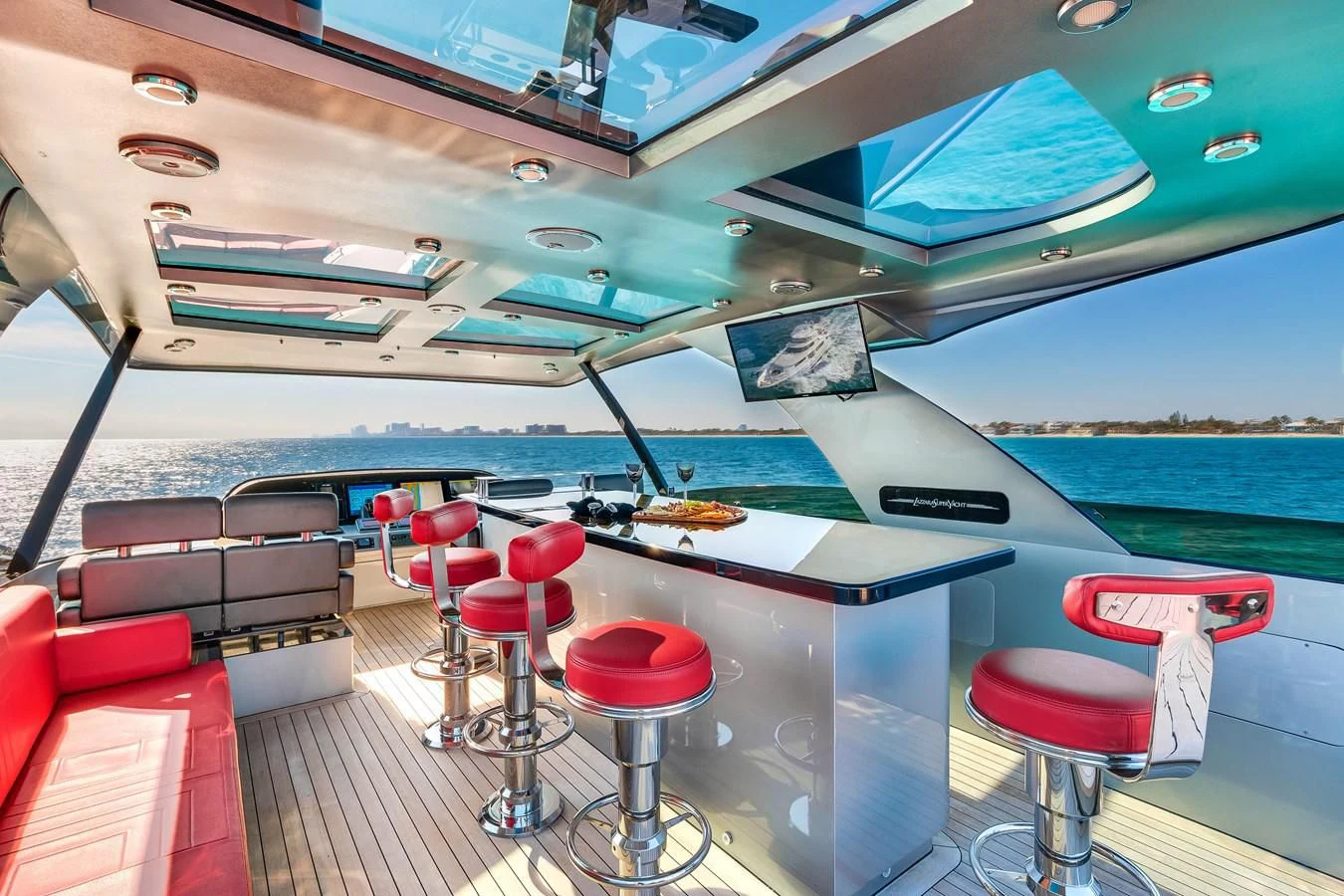 inside of a boat aboard ASHLEY Yacht for Sale