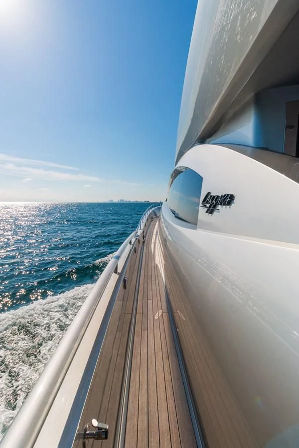 a boat on the water aboard ASHLEY Yacht for Sale