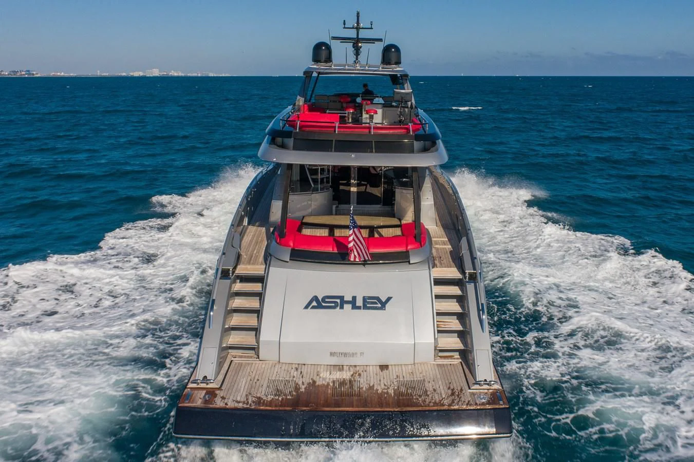 a boat on the water aboard ASHLEY Yacht for Sale