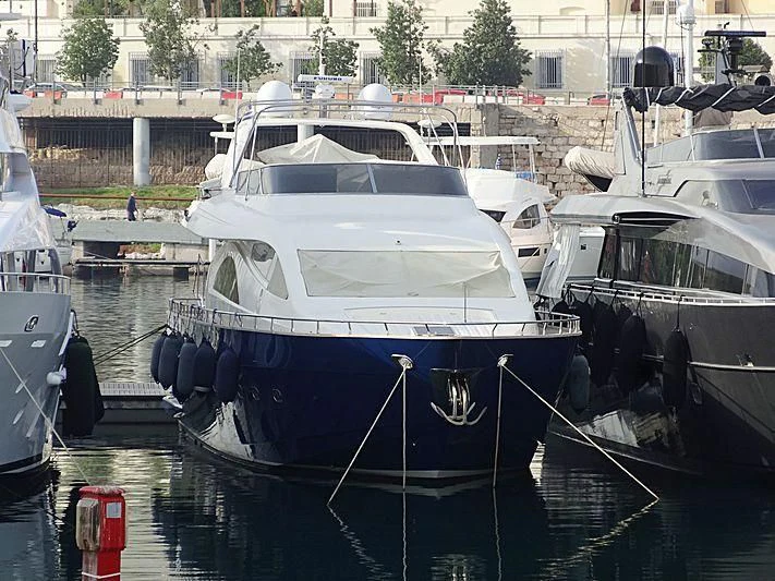 boats are parked in the water aboard WOLF HEROES Yacht for Sale